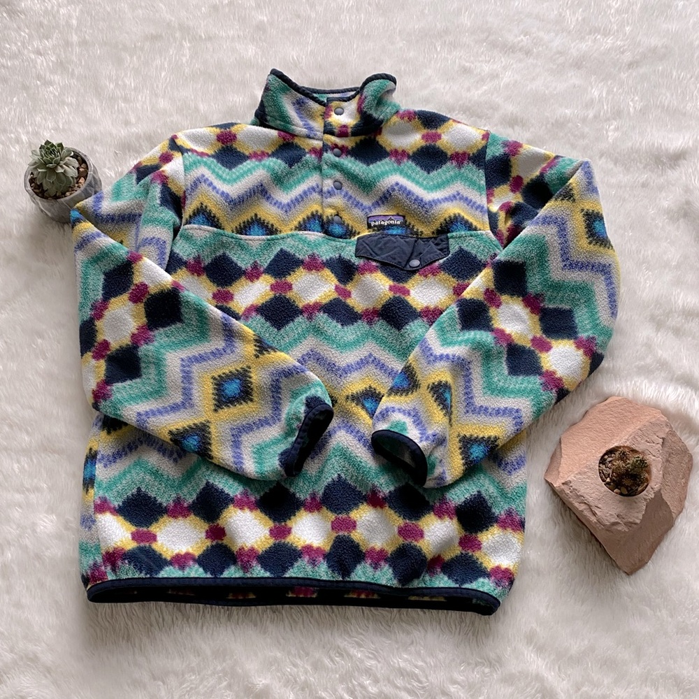 RARE reconditioned Patagonia snap T Synchilla